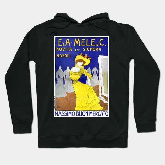 Vintage Advertising Poster E A Mele Italy Hoodie by vintagetreasure